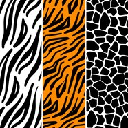 Free Vector Set Of Different Animal Print Patterns