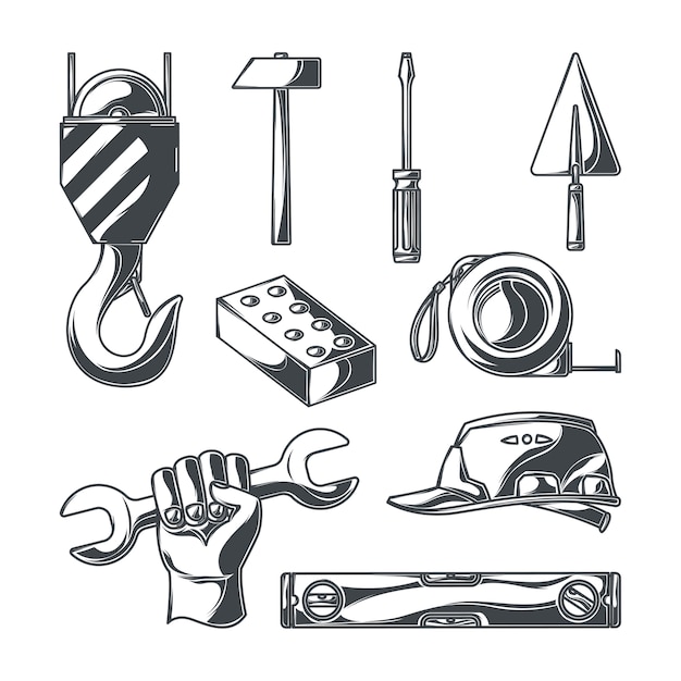 Premium Vector Set of drawings