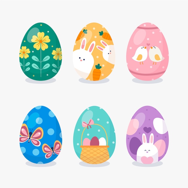 different easter eggs