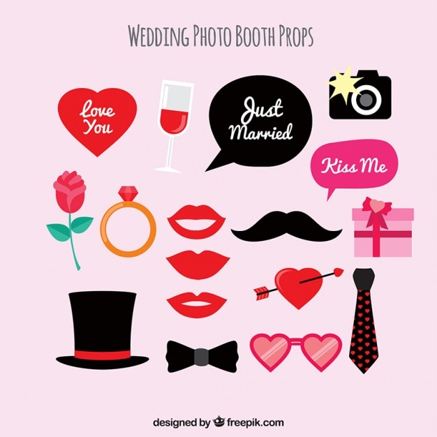 photo booth accessories wedding