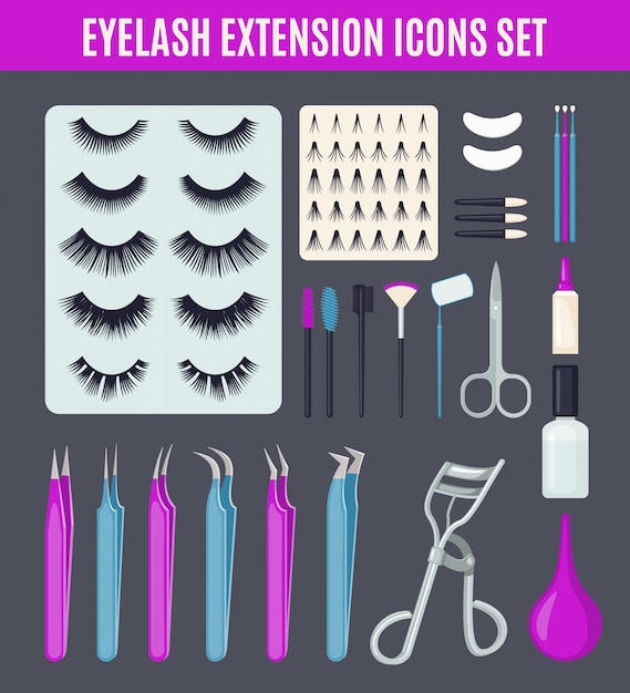 eyelash extension set