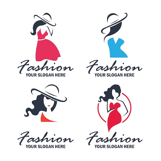 Download Free Download Free Set Of Fashion And Beauty Logo And Emblem Collection Vector Freepik Use our free logo maker to create a logo and build your brand. Put your logo on business cards, promotional products, or your website for brand visibility.