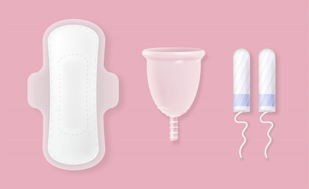 sanitary pads and tampons