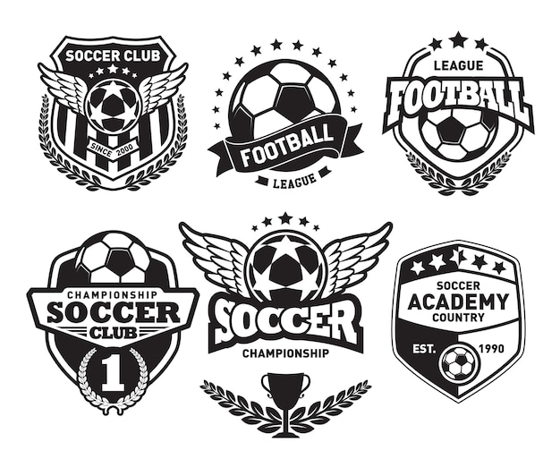 Download Free Set Of Football Logo Design Templates Premium Vector Use our free logo maker to create a logo and build your brand. Put your logo on business cards, promotional products, or your website for brand visibility.