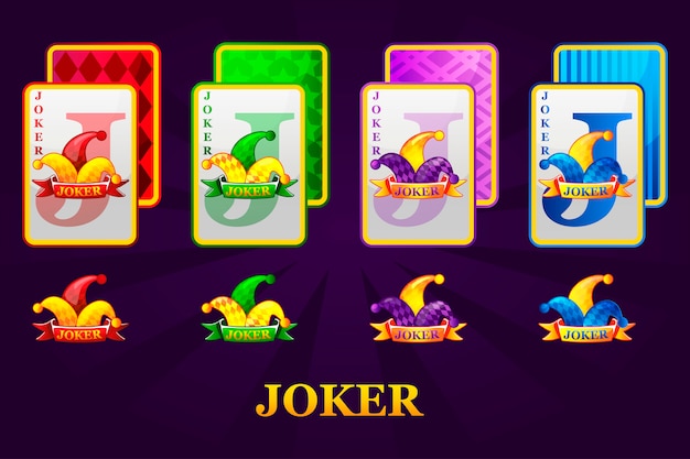 Download Free Set Of Four Jokers Playing Cards Suits For Poker And Casino Joker Use our free logo maker to create a logo and build your brand. Put your logo on business cards, promotional products, or your website for brand visibility.