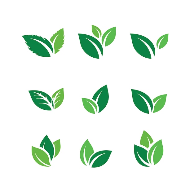 Download Free Set Of Green Leaf Logo Design Inspiration Vector Icons Premium Use our free logo maker to create a logo and build your brand. Put your logo on business cards, promotional products, or your website for brand visibility.