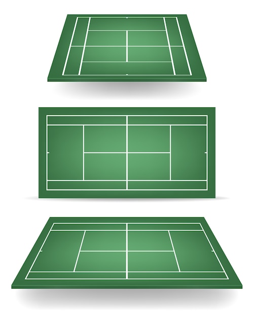 Free Tennis Court Top View Vectors 10 Images In Ai Eps Format