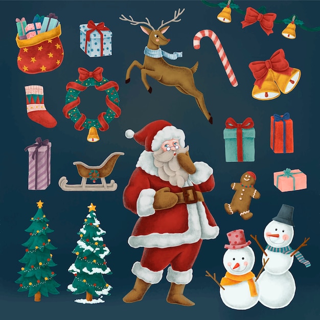 christmas illustration free download