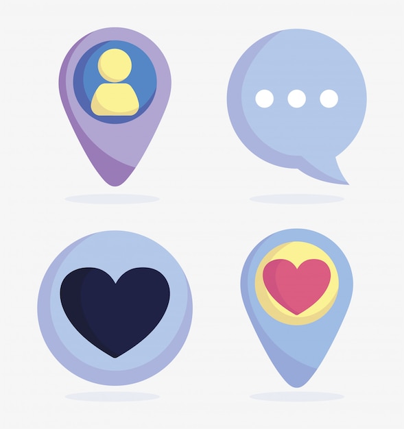 Download Free Set Icons Avatar Chat Message Speech Pointer Social Media Use our free logo maker to create a logo and build your brand. Put your logo on business cards, promotional products, or your website for brand visibility.