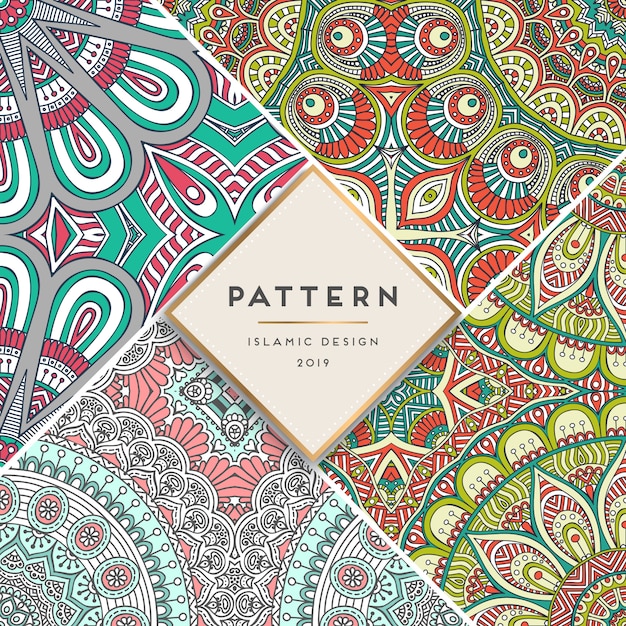 Download Premium Vector Set Islamic Pattern