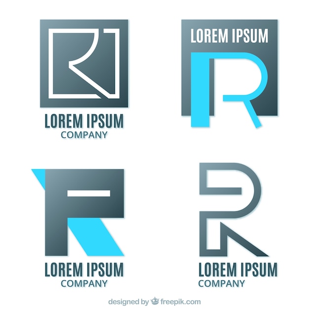 Download Free Set Of Letter R Logos Free Vector Use our free logo maker to create a logo and build your brand. Put your logo on business cards, promotional products, or your website for brand visibility.