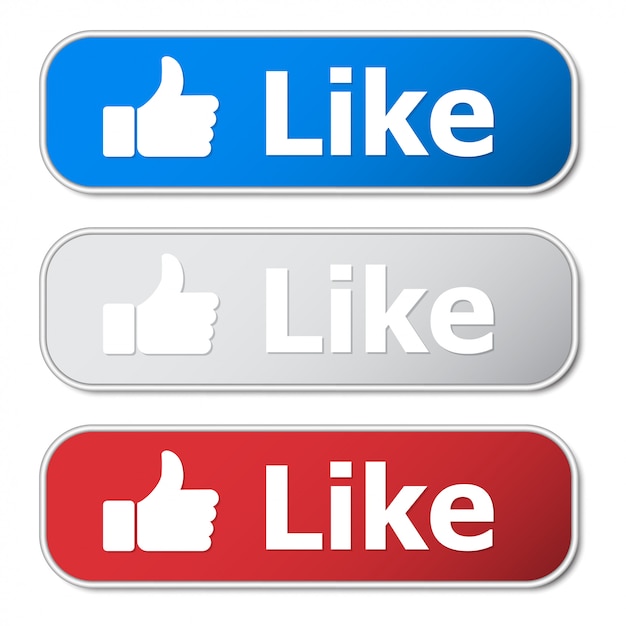 Download Free Set Of Like Button With Metal Frame And Shadow Premium Vector Use our free logo maker to create a logo and build your brand. Put your logo on business cards, promotional products, or your website for brand visibility.
