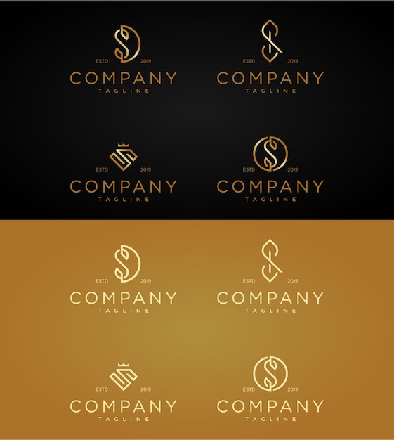 Download Free Set Luxury Logos Template Letter S Premium Vector Use our free logo maker to create a logo and build your brand. Put your logo on business cards, promotional products, or your website for brand visibility.