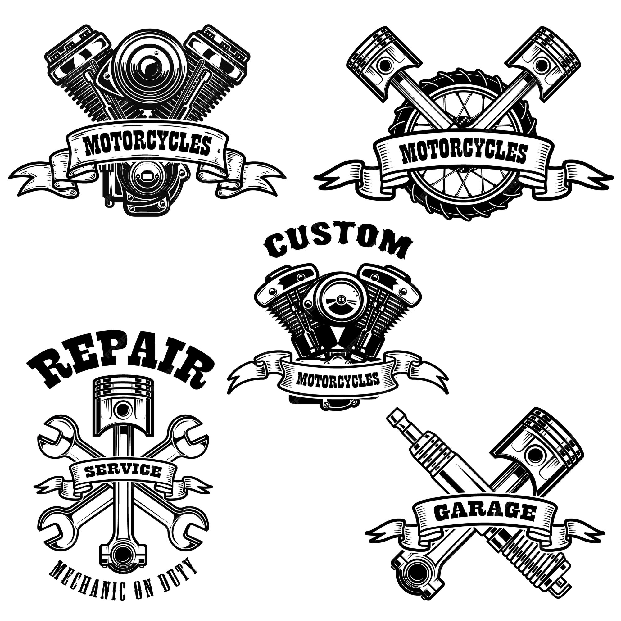 premium-vector-set-of-motorcycle-repair-emblems