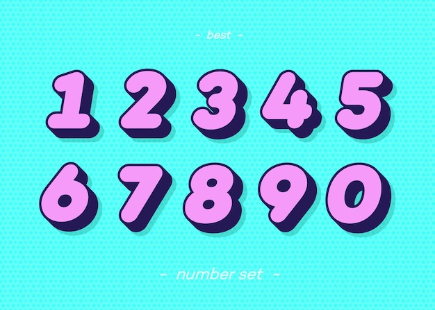 Set of numbers. Sets of numbers.