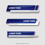 Lower Third Vectors Photos And PSD Files Free Download