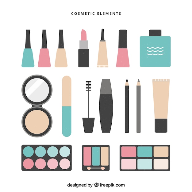 Set of beauty accessories