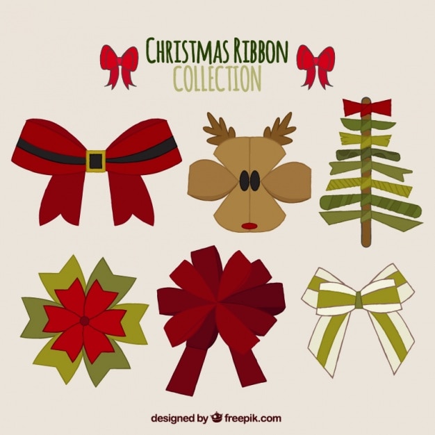 Download Download Vector Creative Christmas Ribbons Vectorpicker SVG Cut Files