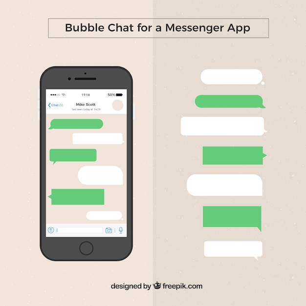 chat whatsapp mockup Whatsapp business: download on android