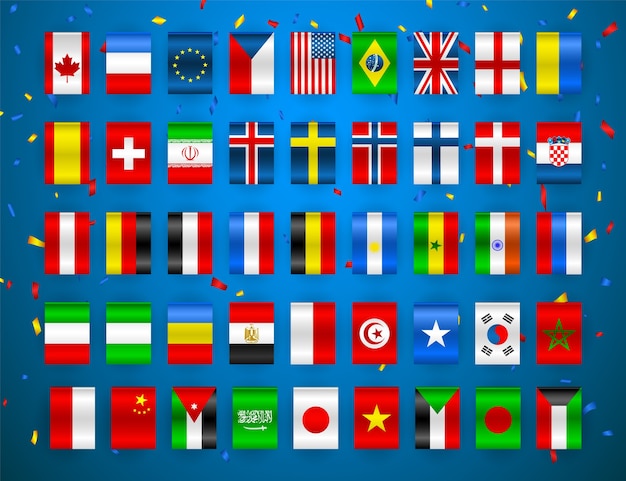 Фото Флагов Разных Стран Мира