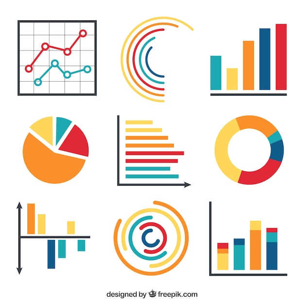 graph illustration vector free download