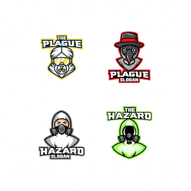 Download Free Set Of Plague Mask Logo Premium Vector Use our free logo maker to create a logo and build your brand. Put your logo on business cards, promotional products, or your website for brand visibility.
