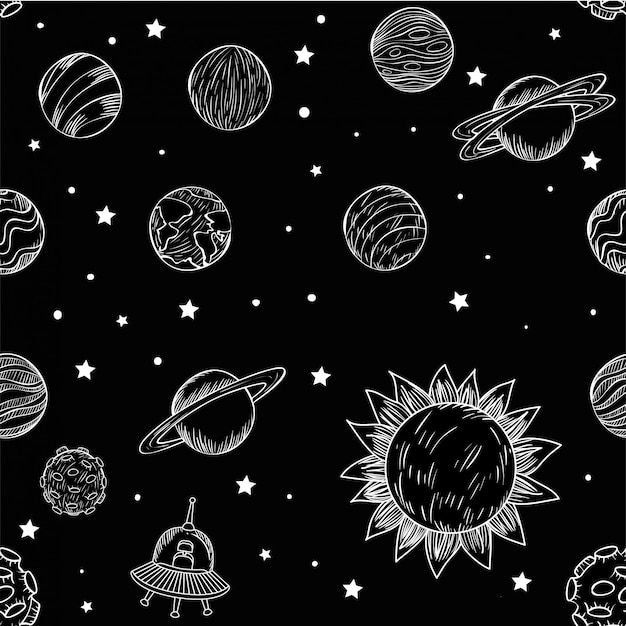 Free Vector | Set of planets