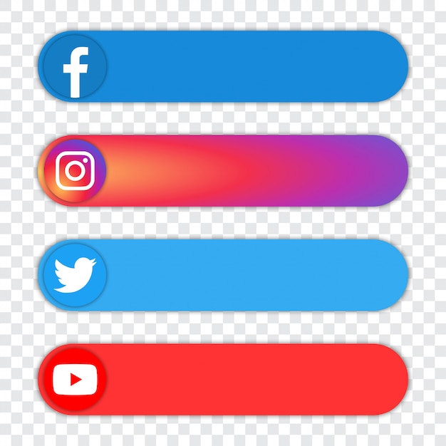 Download Free Set Of Of Popular Social Media Logo Facebook Instagram Twitter Use our free logo maker to create a logo and build your brand. Put your logo on business cards, promotional products, or your website for brand visibility.