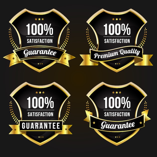 Premium Vector | Set of quality labels