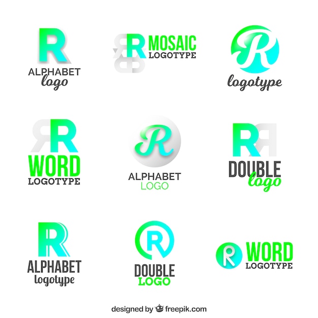 Download Free Download Free Set Of R Logos Vector Freepik Use our free logo maker to create a logo and build your brand. Put your logo on business cards, promotional products, or your website for brand visibility.