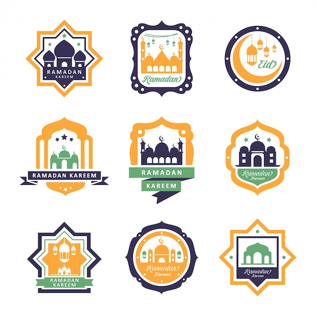 Download Free Set Of Ramadhan Kareem Badges And Logo Design Premium Vector Use our free logo maker to create a logo and build your brand. Put your logo on business cards, promotional products, or your website for brand visibility.