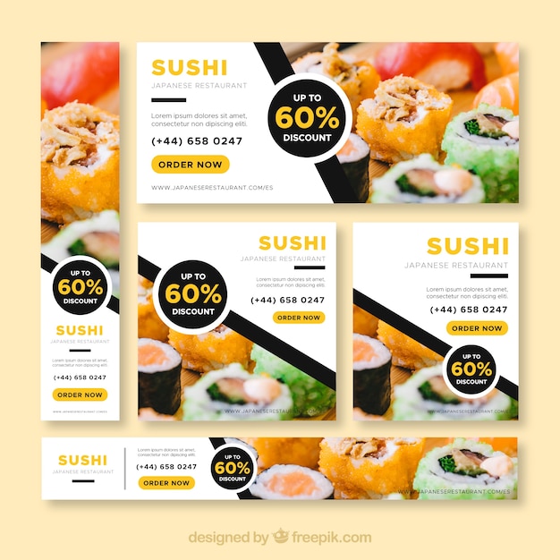 Restaurant Banner Design Samples