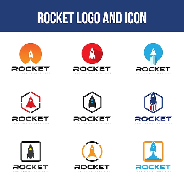 Download Free Set Rocket Logo And Icon Vector Design Template Premium Vector Use our free logo maker to create a logo and build your brand. Put your logo on business cards, promotional products, or your website for brand visibility.