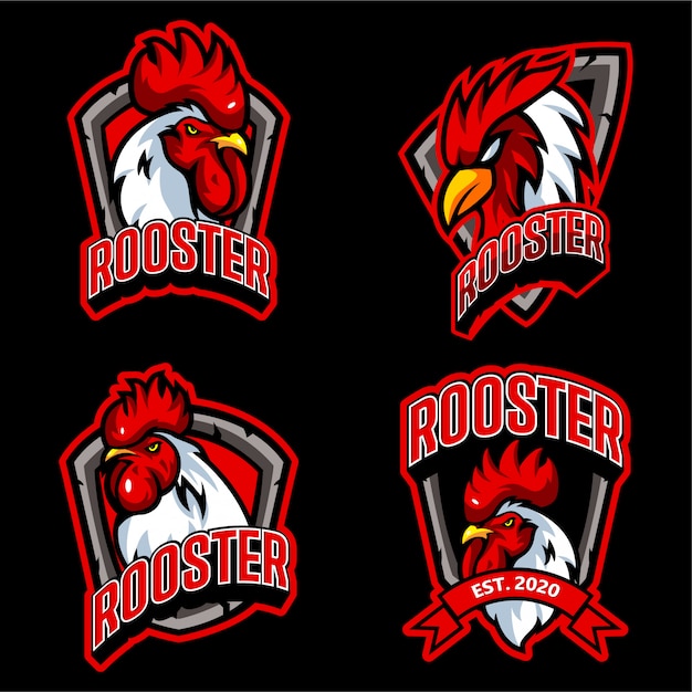 Download Free Set Rooster Esports Team Chicken Logo Template Premium Vector Use our free logo maker to create a logo and build your brand. Put your logo on business cards, promotional products, or your website for brand visibility.