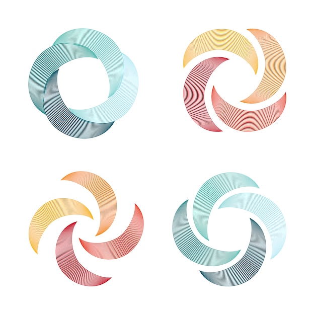 Download Free Set Of Spiral And Swirl Logo Abstract Logo Twisting Shape Swirl Use our free logo maker to create a logo and build your brand. Put your logo on business cards, promotional products, or your website for brand visibility.