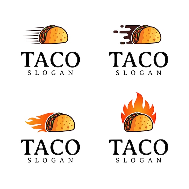 Premium Vector Set Of Taco Logo Design Template