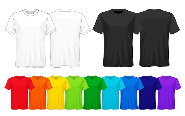 colored t shirts