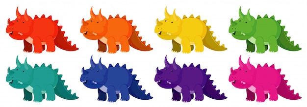 different types of triceratops