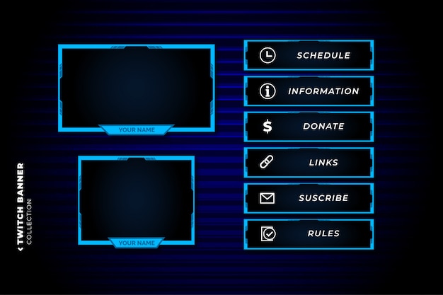 how to edit twitch panels