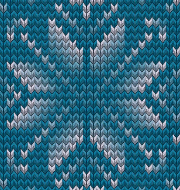 Premium Vector Set of two winter sweater pattern. christmas seamless