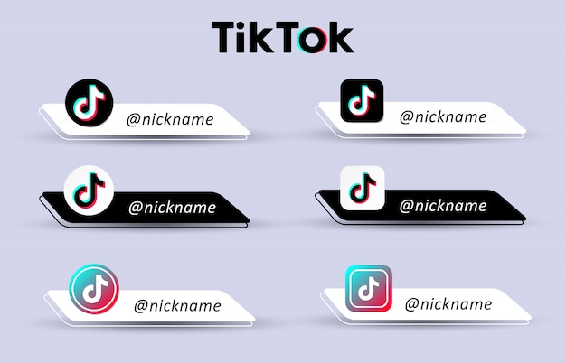 Download Free Set Of Username Isolated On White And Black Background Social Use our free logo maker to create a logo and build your brand. Put your logo on business cards, promotional products, or your website for brand visibility.