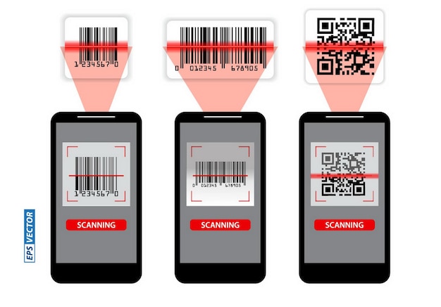 Premium Vector | Set of various bar code or set of packaging label bar ...