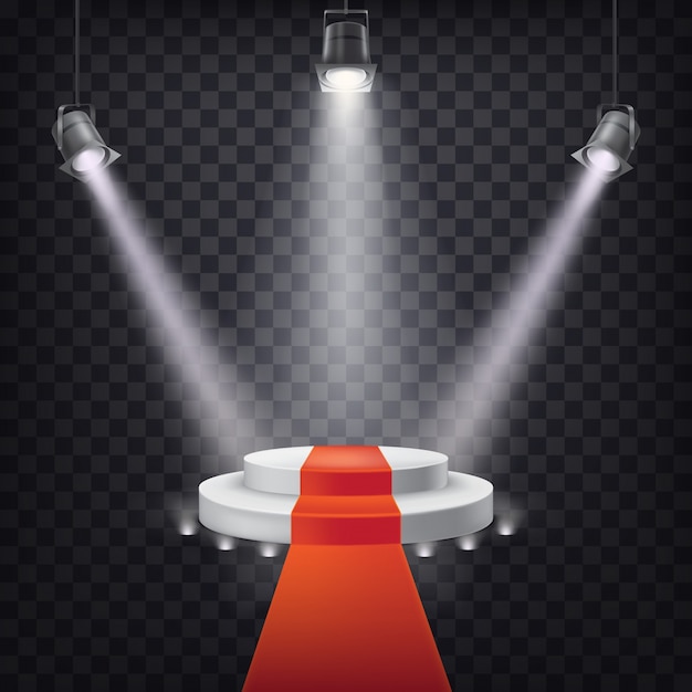 Free Vector | Set Of Vector Scenic Spotlights