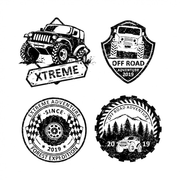 Download Free Set Of Vintage Offroad Badges Labels Emblems And Logo Premium Use our free logo maker to create a logo and build your brand. Put your logo on business cards, promotional products, or your website for brand visibility.