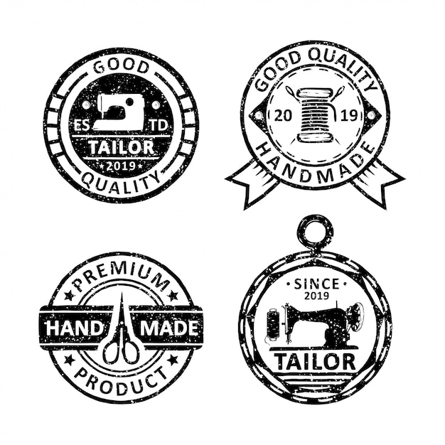 Download Free Set Of Vintage Tailor Badges Emblems And Logo Premium Vector Use our free logo maker to create a logo and build your brand. Put your logo on business cards, promotional products, or your website for brand visibility.