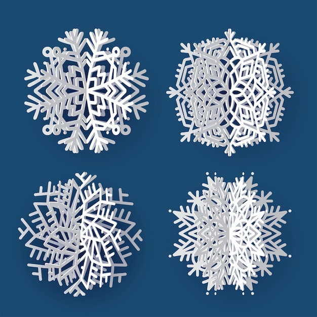 Download 3D Snowflake Svg Free : Falling 3d snowflakes Royalty Free ...
