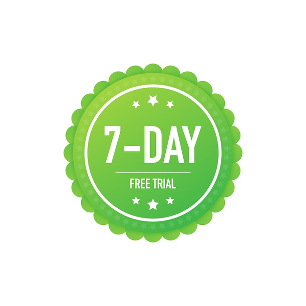 Download Free Seven Days Free Trial Label Or Badge Premium Vector Use our free logo maker to create a logo and build your brand. Put your logo on business cards, promotional products, or your website for brand visibility.