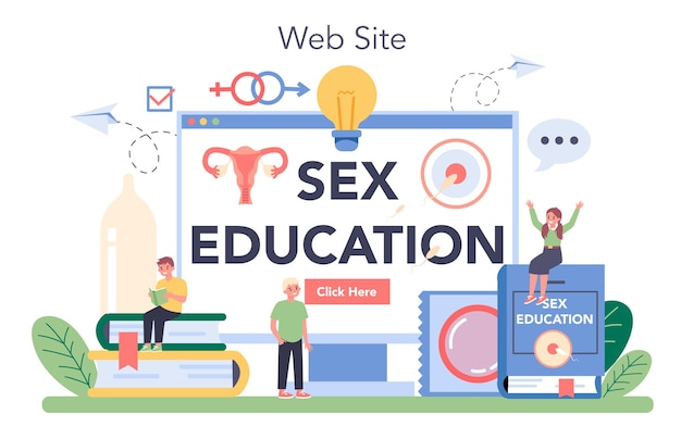 Premium Vector Sexual Education Online Service Or Platform 3649