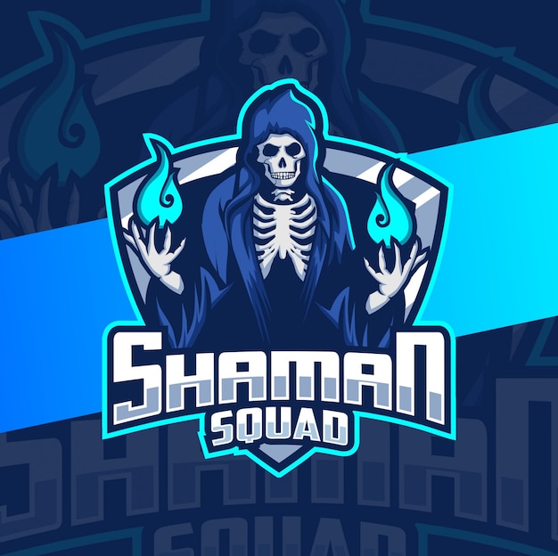 Download Free Shaman Wizard Dark Mascot Esport Logo Design Premium Vector Use our free logo maker to create a logo and build your brand. Put your logo on business cards, promotional products, or your website for brand visibility.