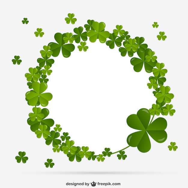 free shamrock vector design illustrator download